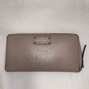 Beige Kate Spade Wallet